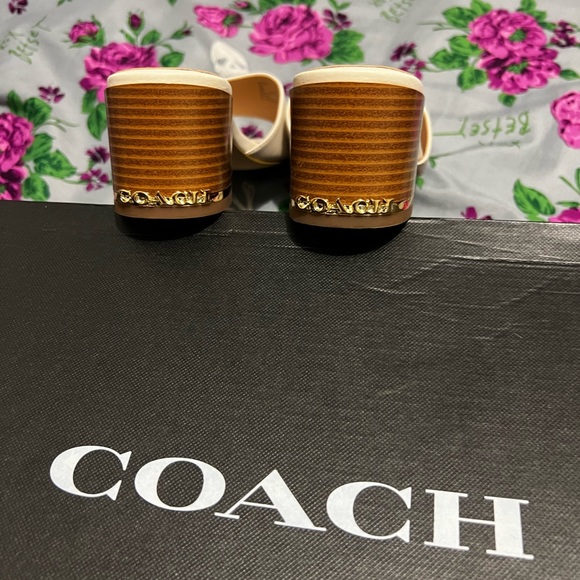 Coach leather sandals - Picture 6 of 6